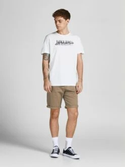 Jack & Jones Shorts Chino Regular Pantalon Chino Bowie Homme Beige Foncé -Jack & Jones Soldes Boutique 00e09612d11c910e58f90250d7f2040a