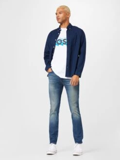 BOSS ORANGE Jeans Skinny Jean Taber Homme Bleu -Jack & Jones Soldes Boutique 013a4fc961fc03a8fa02eec9ecb65dc1