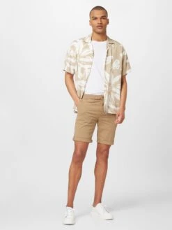 Shorts Chino Regular Pantalon Chino Homme Chamois -Jack & Jones Soldes Boutique 042b6542305a89f20655883922837ccf