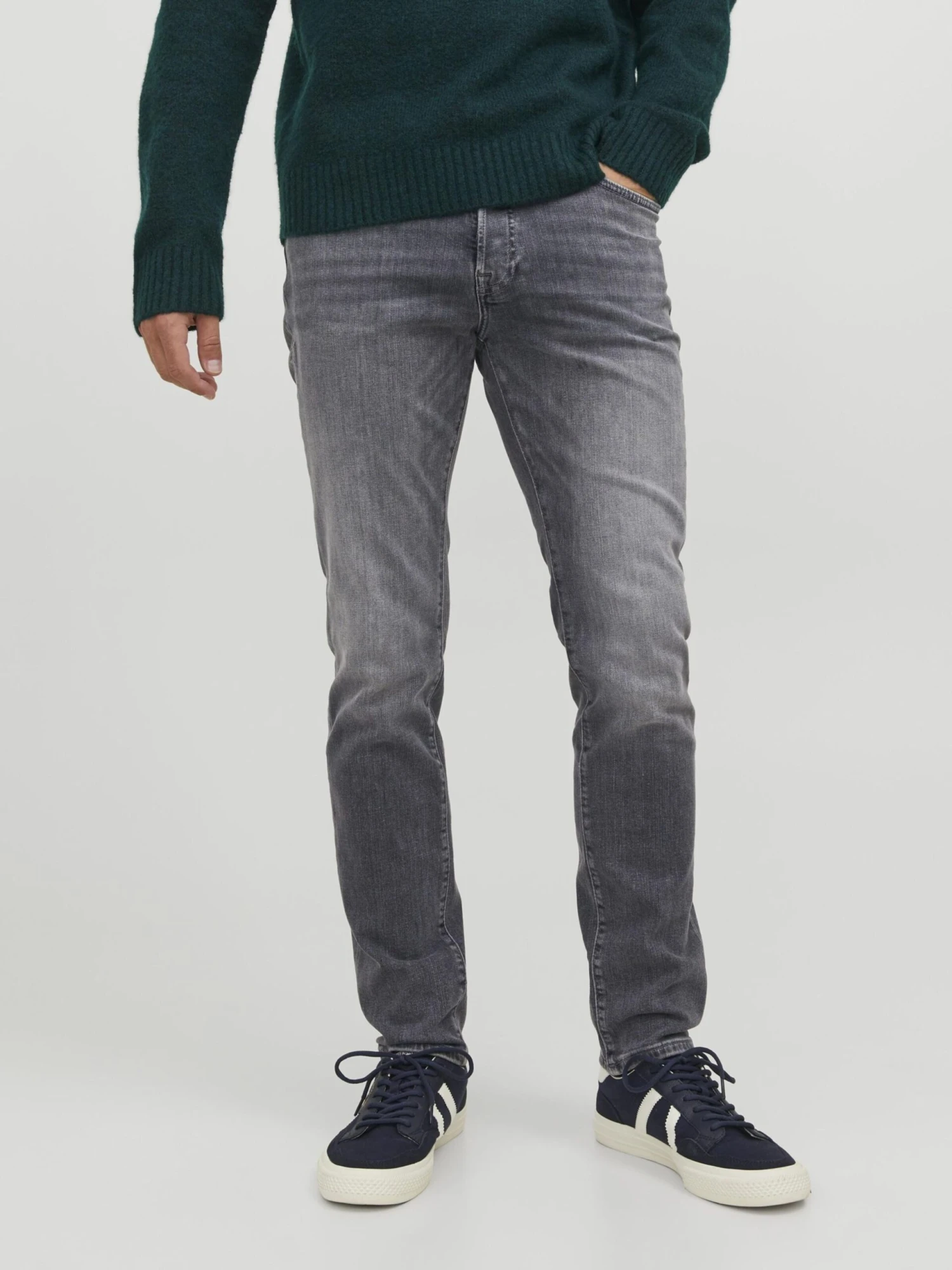 Jack & Jones Slim Coupe Slim Jean Tim Vintage CJ 515 Homme Gris 5 Jack & Jones Slim Coupe Slim Jean Tim Vintage CJ 515 Homme Gris – Image 3