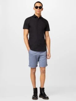 Jack & Jones Shorts Chino Regular Pantalon Chino Bowie Homme Bleu Fumé -Jack & Jones Soldes Boutique 0ce33ea27a64a0730b5ca5e2e9b5b232