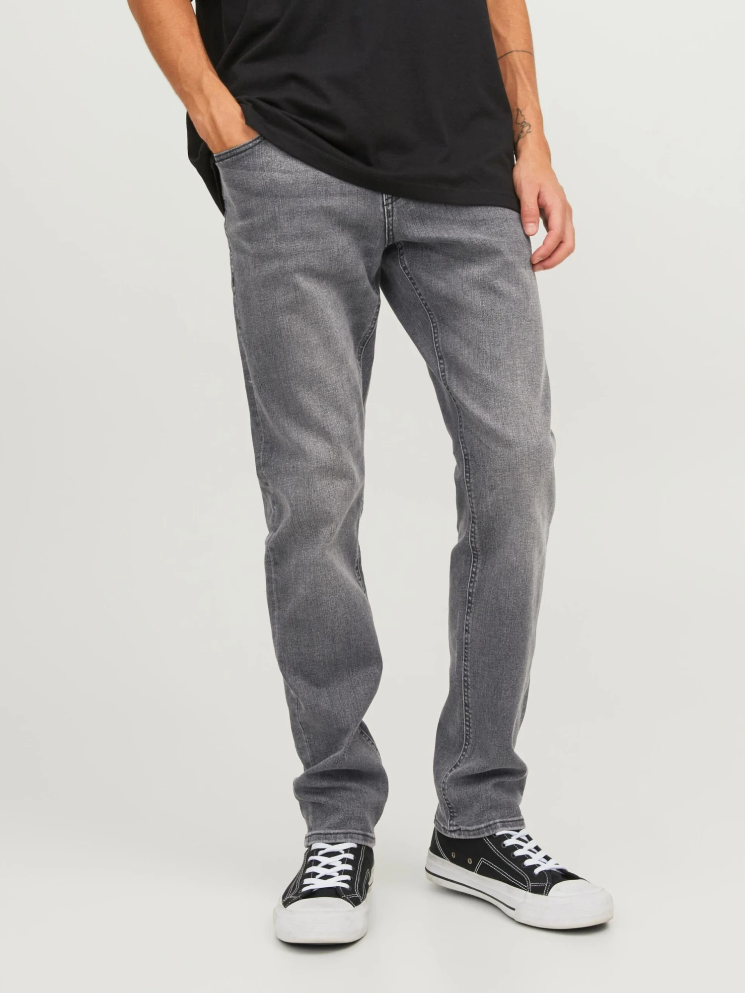 Jack & Jones Droits Regular Jean Glenn Homme Gris 5 Jack & Jones Droits Regular Jean Glenn Homme Gris – Image 3