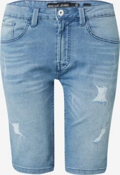 Indicode Jeans Shorts En Jean Coupe Slim Jean Homme Bleu