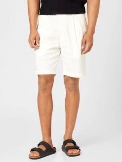 Oscar Jacobson Shorts Chino Regular Pantalon à Pince Homme Blanc -Jack & Jones Soldes Boutique 14f443299df1a28c1913fabeca3c1ad9