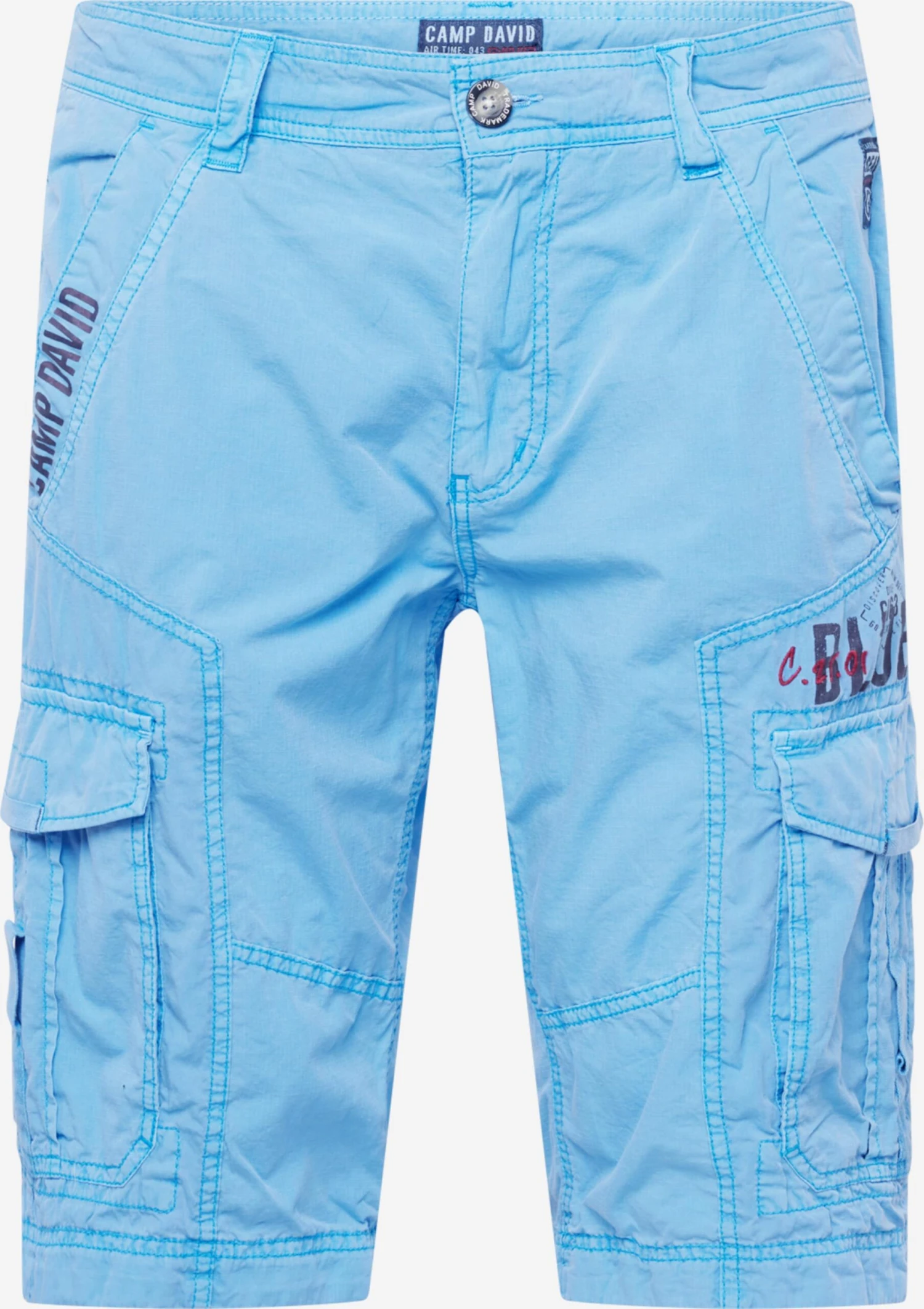 Camp David Shorts Cargo Regular Pantalon Cargo Homme Bleu Clair / Bleu Foncé 3 Camp David Shorts Cargo Regular Pantalon Cargo Homme Bleu Clair / Bleu Foncé