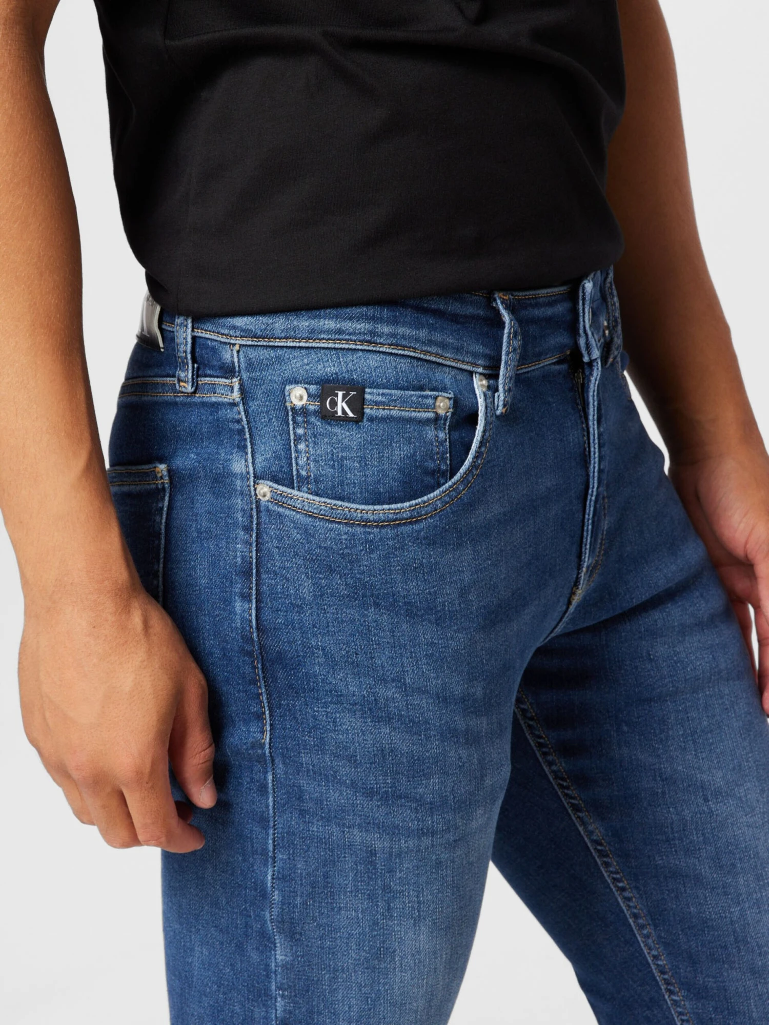 Calvin Klein Jeans Jeans Skinny Jean Homme Bleu Foncé 7 Calvin Klein Jeans Jeans Skinny Jean Homme Bleu Foncé – Image 5