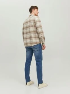 Jack & Jones Tapered Effilé Jean Mike Homme Bleu -Jack & Jones Soldes Boutique 188abcb05fb9bc9b66404be8f385ab26