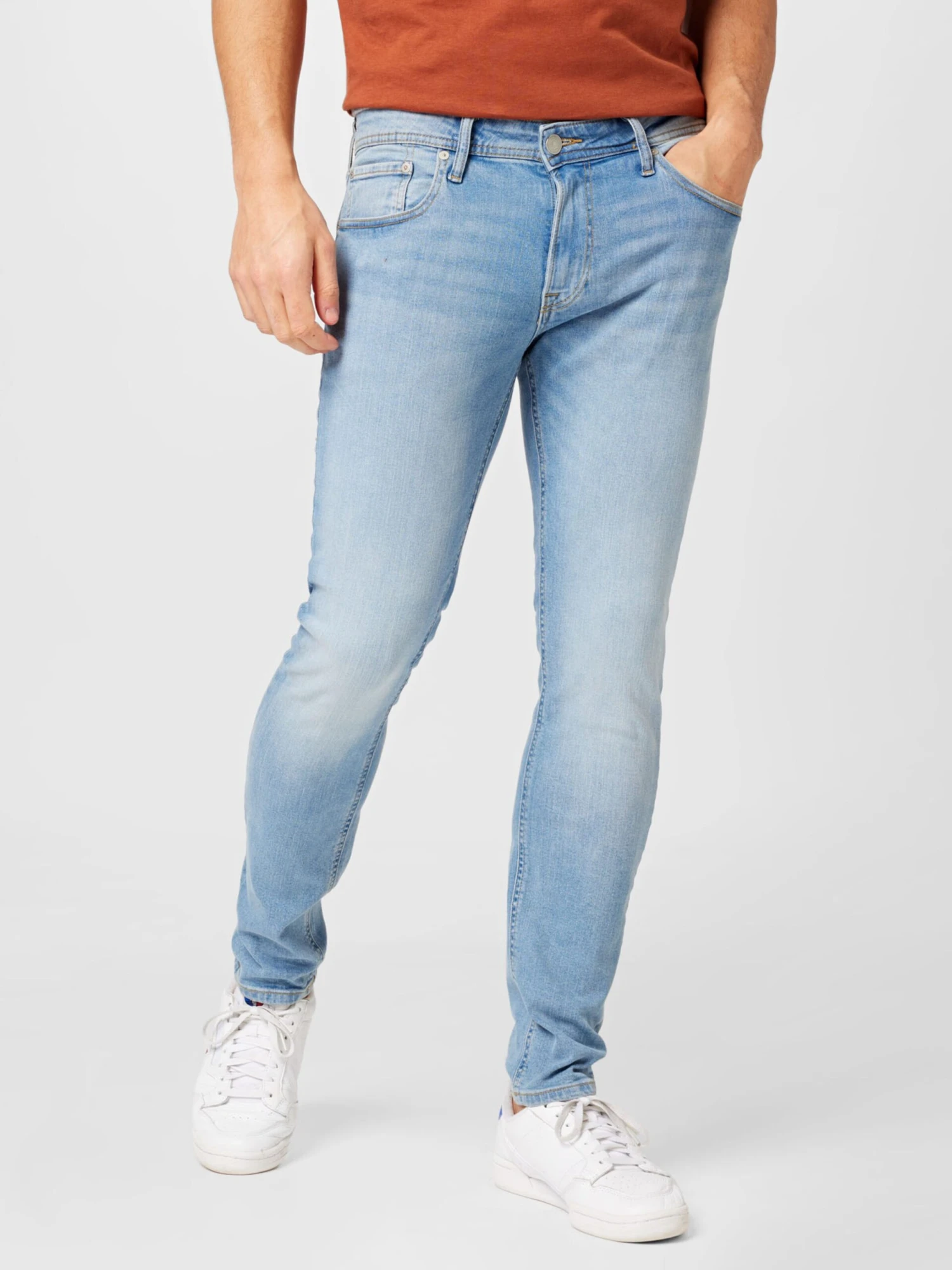 Jack & Jones Jeans Skinny Jean LIAM Homme Bleu Clair 5 Jack & Jones Jeans Skinny Jean LIAM Homme Bleu Clair – Image 3