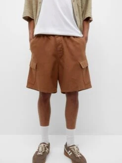 PULL & BEAR Shorts Cargo Loosefit Pantalon Cargo Homme Marron Châtaigne -Jack & Jones Soldes Boutique 1c59e8fdcb763cc36afac1721177c6cc