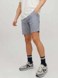 Jack & Jones Shorts Chino Regular Pantalon Chino Dave Homme Bleu-gris -Jack & Jones Soldes Boutique 1c8a1247e4af0159ea5826ba252ae033
