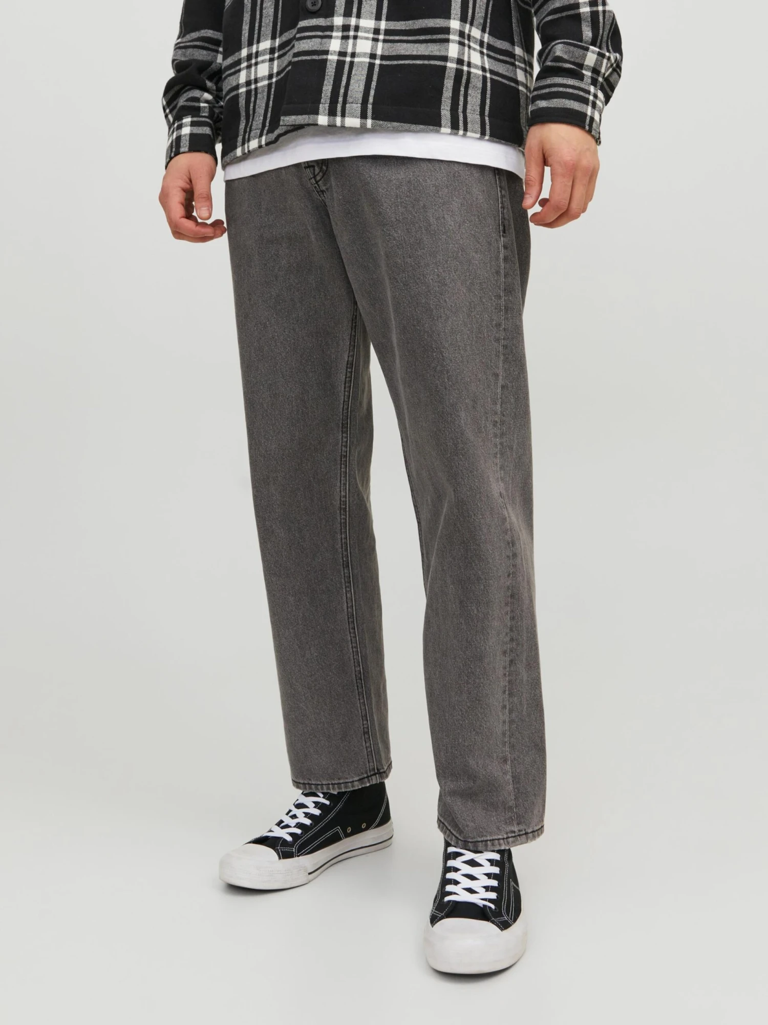 Jack & Jones Loose Fit Loosefit Jean Eddie Homme Gris 5 Jack & Jones Loose Fit Loosefit Jean Eddie Homme Gris – Image 3