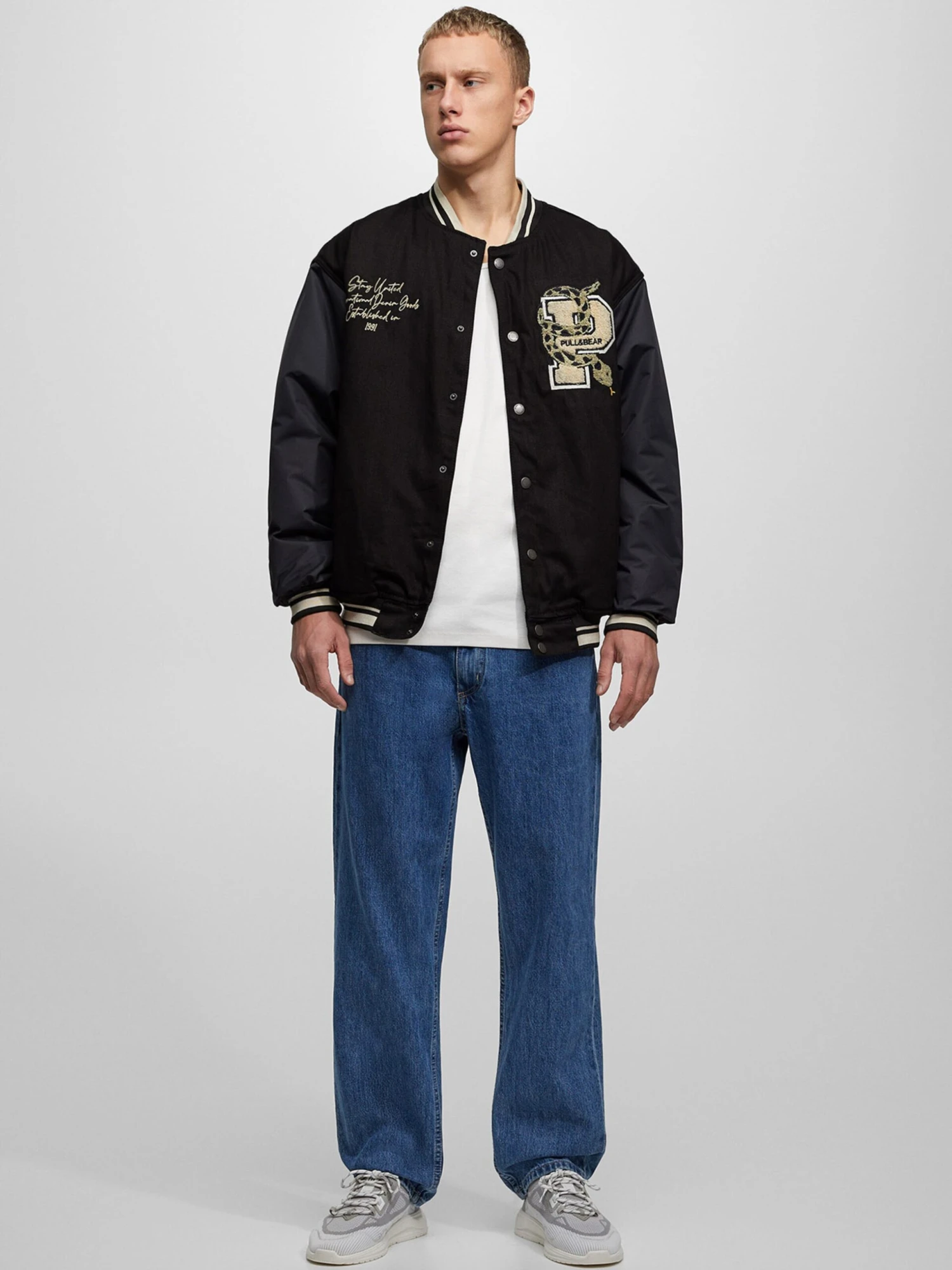 PULL & BEAR Loose Fit Loosefit Jean Homme Bleu 4 PULL & BEAR Loose Fit Loosefit Jean Homme Bleu – Image 2