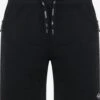 Threadbare Shorts Regular Pantalon Ottoman Homme Noir