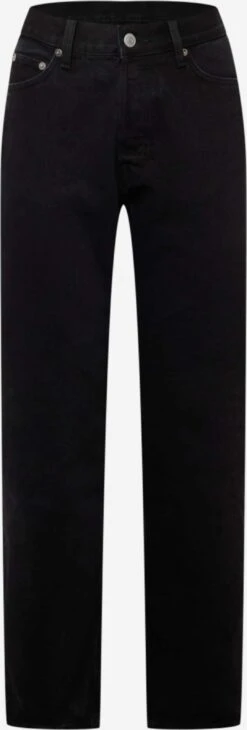 WEEKDAY Droits Regular Jean Barrel Homme Noir