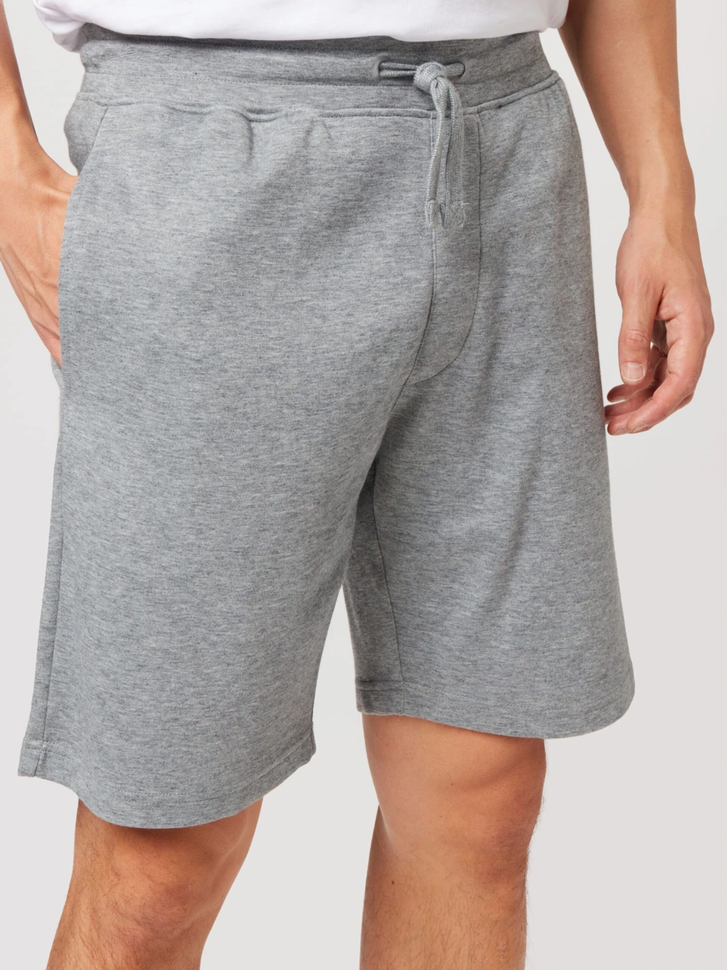 Shorts De Survêtement Regular Pantalon Homme Gris Chiné 4 Shorts De Survêtement Regular Pantalon Homme Gris Chiné – Image 2