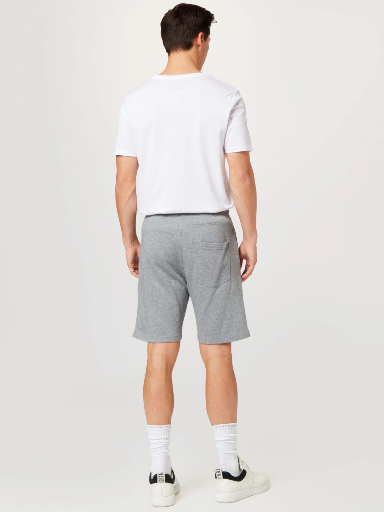 Shorts De Survêtement Regular Pantalon Homme Gris Chiné 6 Shorts De Survêtement Regular Pantalon Homme Gris Chiné – Image 4