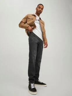 Jack & Jones Droits Regular Jean Glenn Homme Noir -Jack & Jones Soldes Boutique 3306cf0471d70c6735321fe9033e21f9