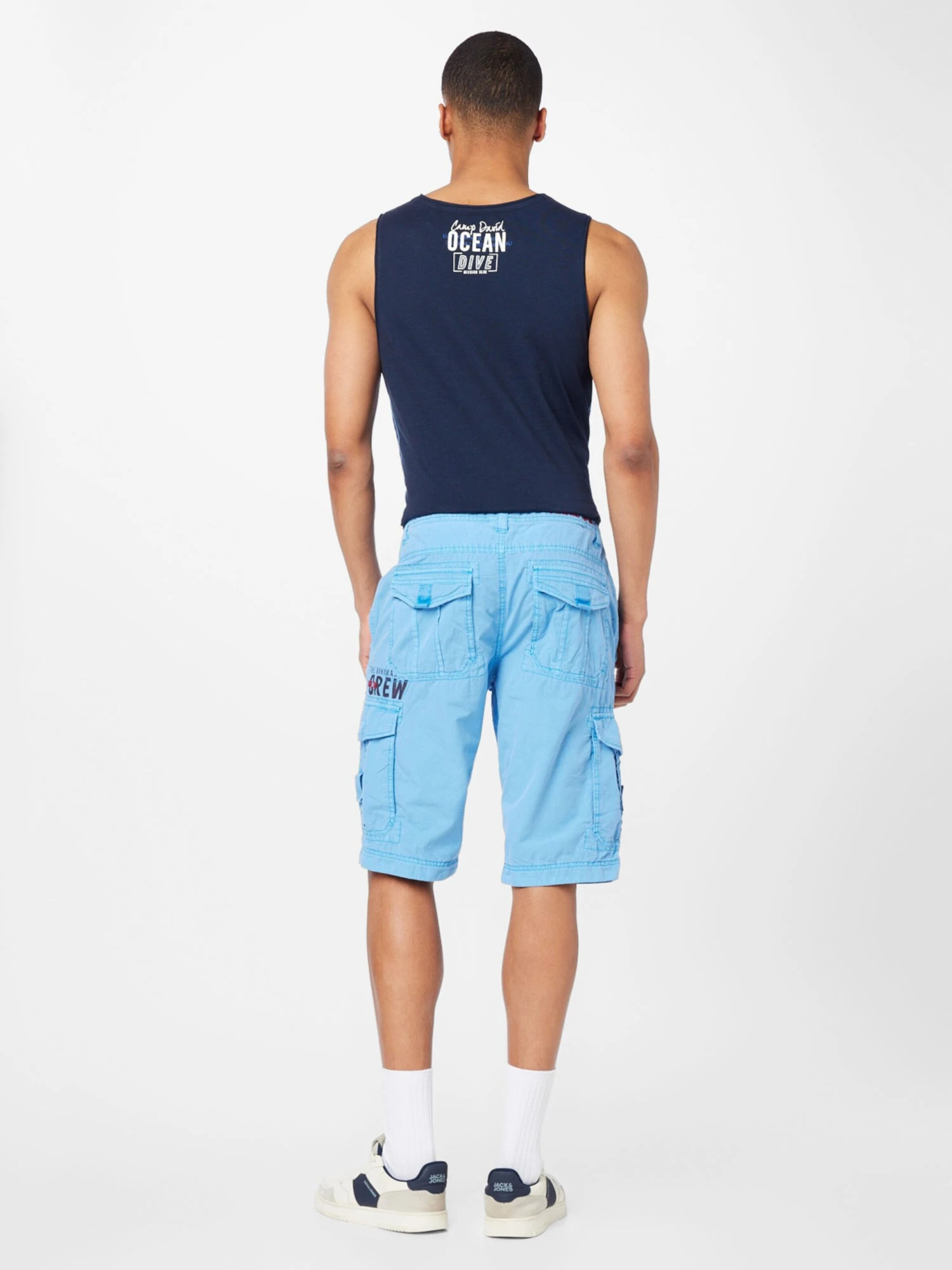Camp David Shorts Cargo Regular Pantalon Cargo Homme Bleu Clair / Bleu Foncé 6 Camp David Shorts Cargo Regular Pantalon Cargo Homme Bleu Clair / Bleu Foncé – Image 4