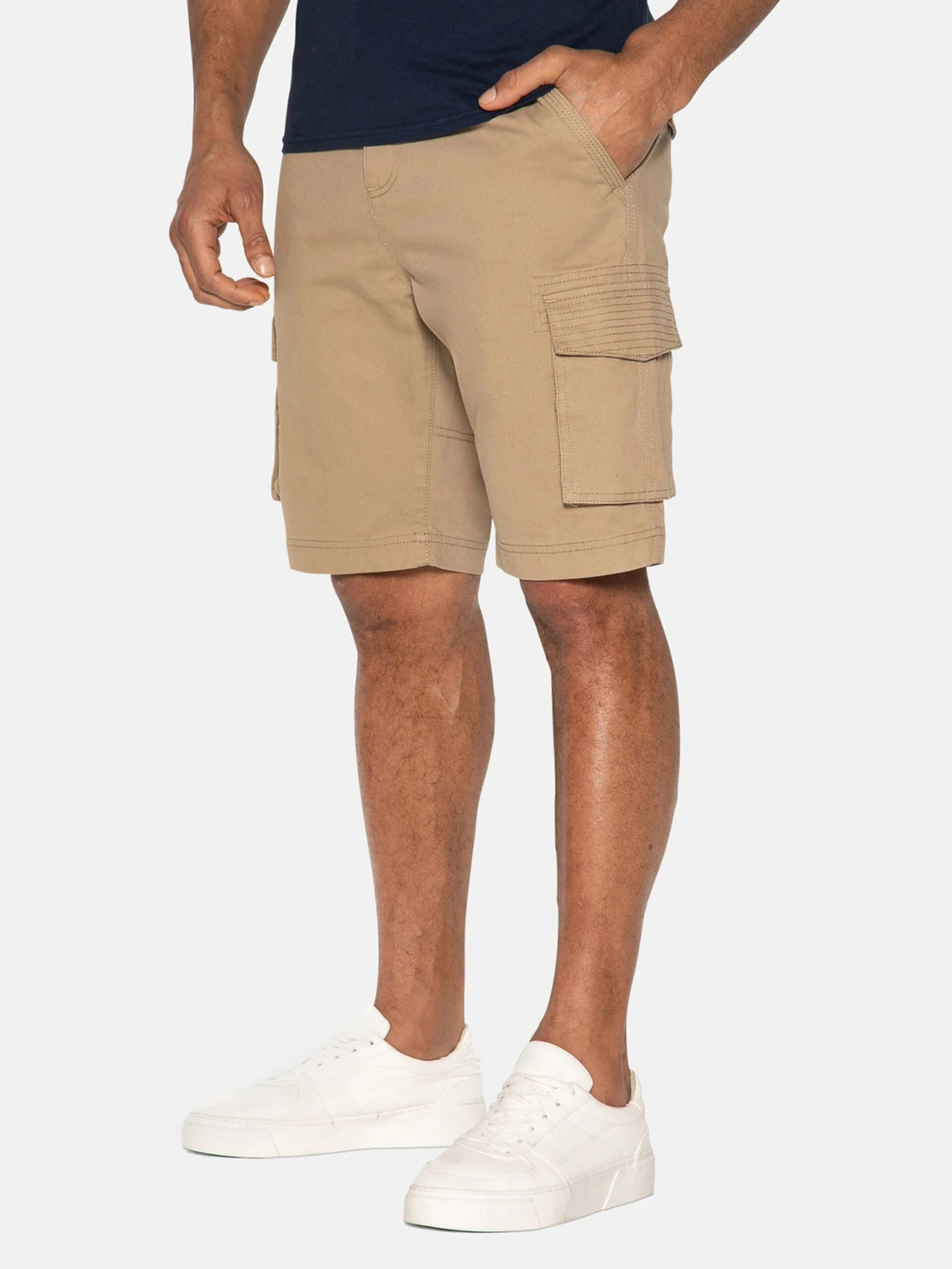 Threadbare Shorts Cargo Regular Pantalon Cargo Bute Homme Beige 4 Threadbare Shorts Cargo Regular Pantalon Cargo Bute Homme Beige – Image 2