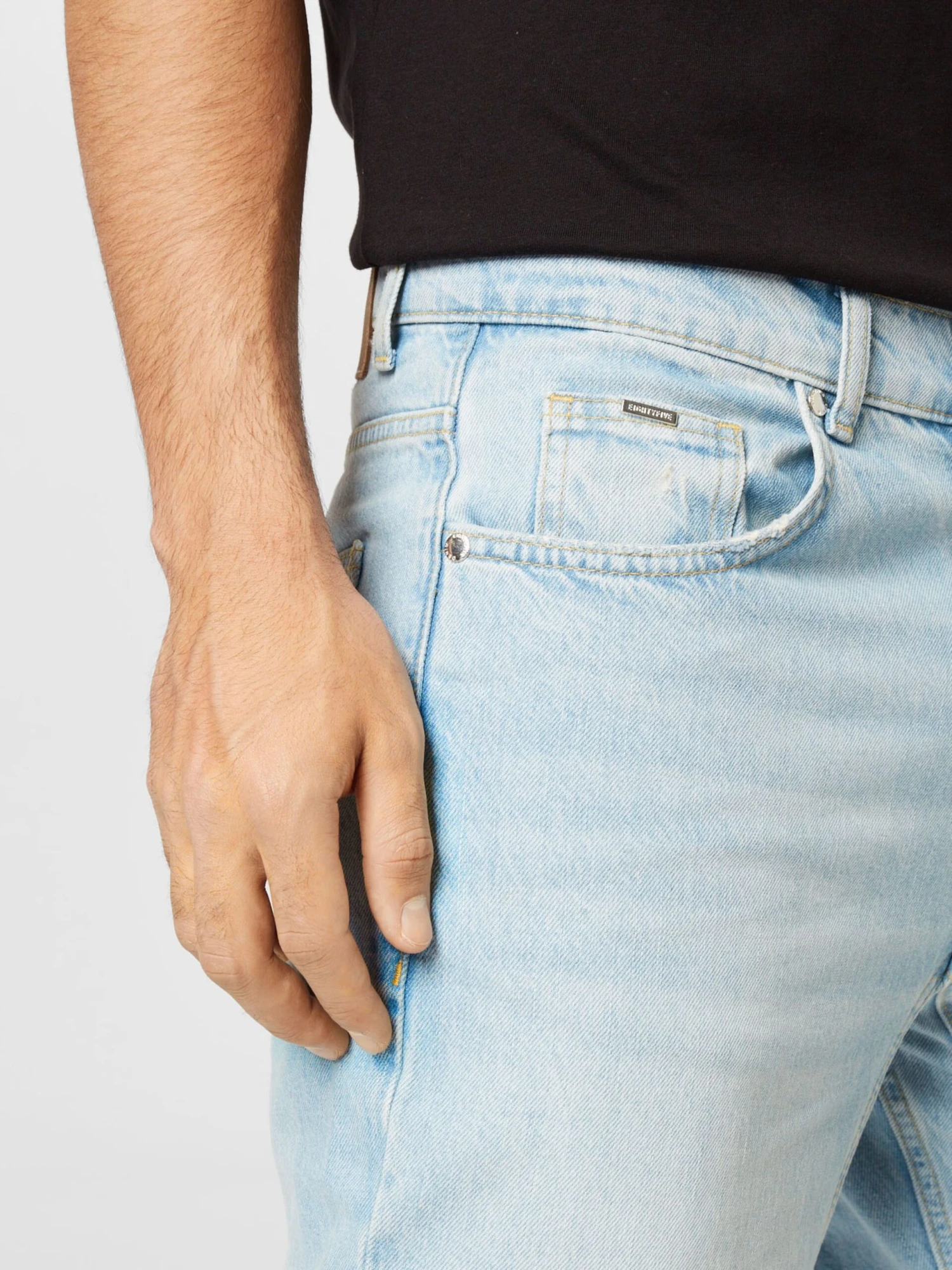 Droits Regular Jean Split Carpenter Homme Bleu 4 Droits Regular Jean Split Carpenter Homme Bleu – Image 2