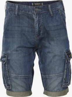Koroshi Droits Regular Jeans Cargo Homme Bleu Foncé