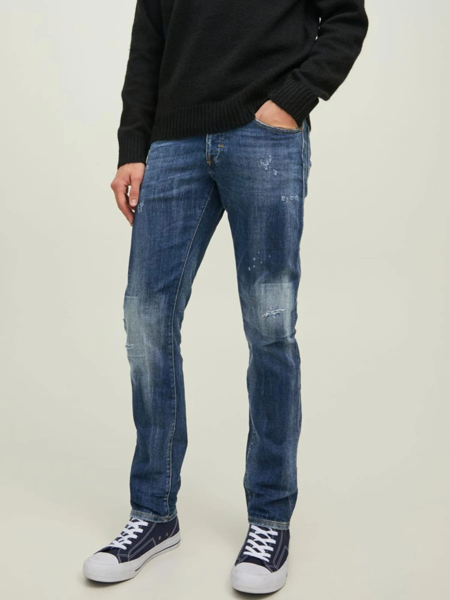 Jack & Jones Slim Coupe Slim Jean GLENN Homme Bleu 5 Jack & Jones Slim Coupe Slim Jean GLENN Homme Bleu – Image 3