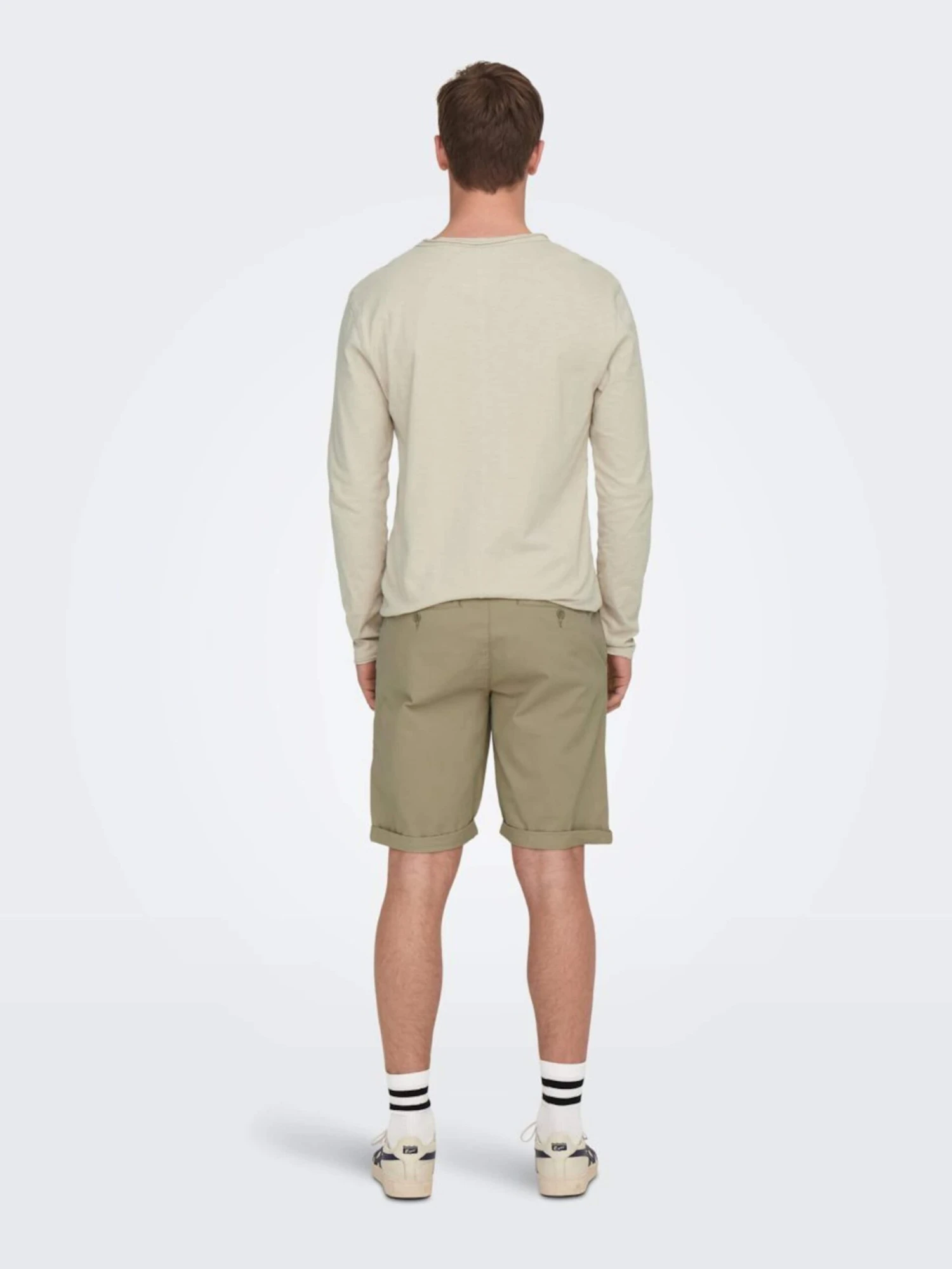 Only & Sons Shorts Chino Coupe Slim Pantalon Chino Peter Homme Beige Foncé 6 Only & Sons Shorts Chino Coupe Slim Pantalon Chino Peter Homme Beige Foncé – Image 4