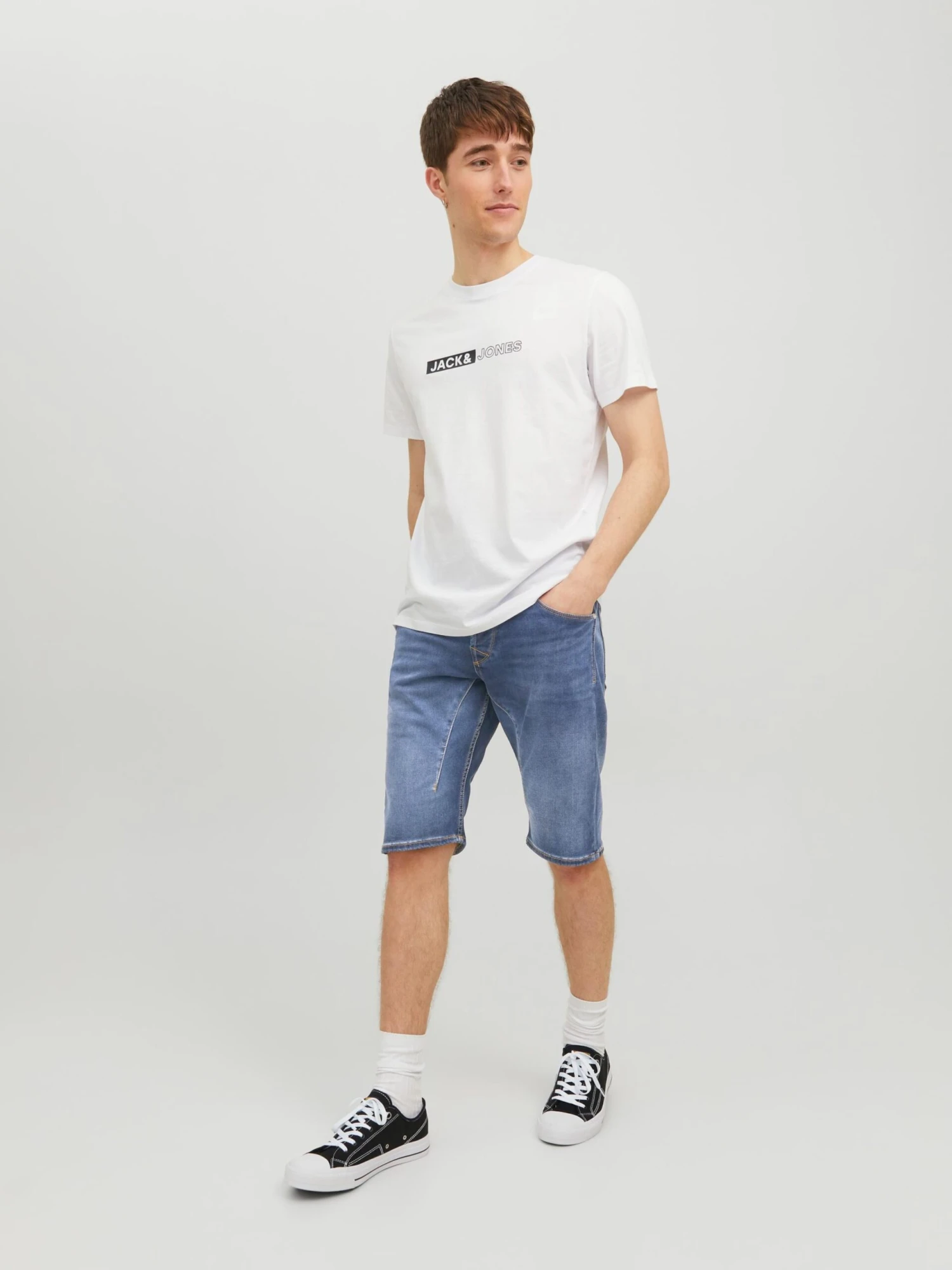 Jack & Jones Shorts En Jean Regular Jean Scale Homme Bleu Foncé 8 Jack & Jones Shorts En Jean Regular Jean Scale Homme Bleu Foncé – Image 6