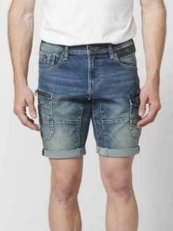 Koroshi Shorts Cargo Regular Jeans Cargo Homme Indigo -Jack & Jones Soldes Boutique 466ee57070d5c4955fe1bd43b4f210ac