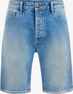 WE FASHION Shorts En Jean Loosefit Jean Homme Bleu