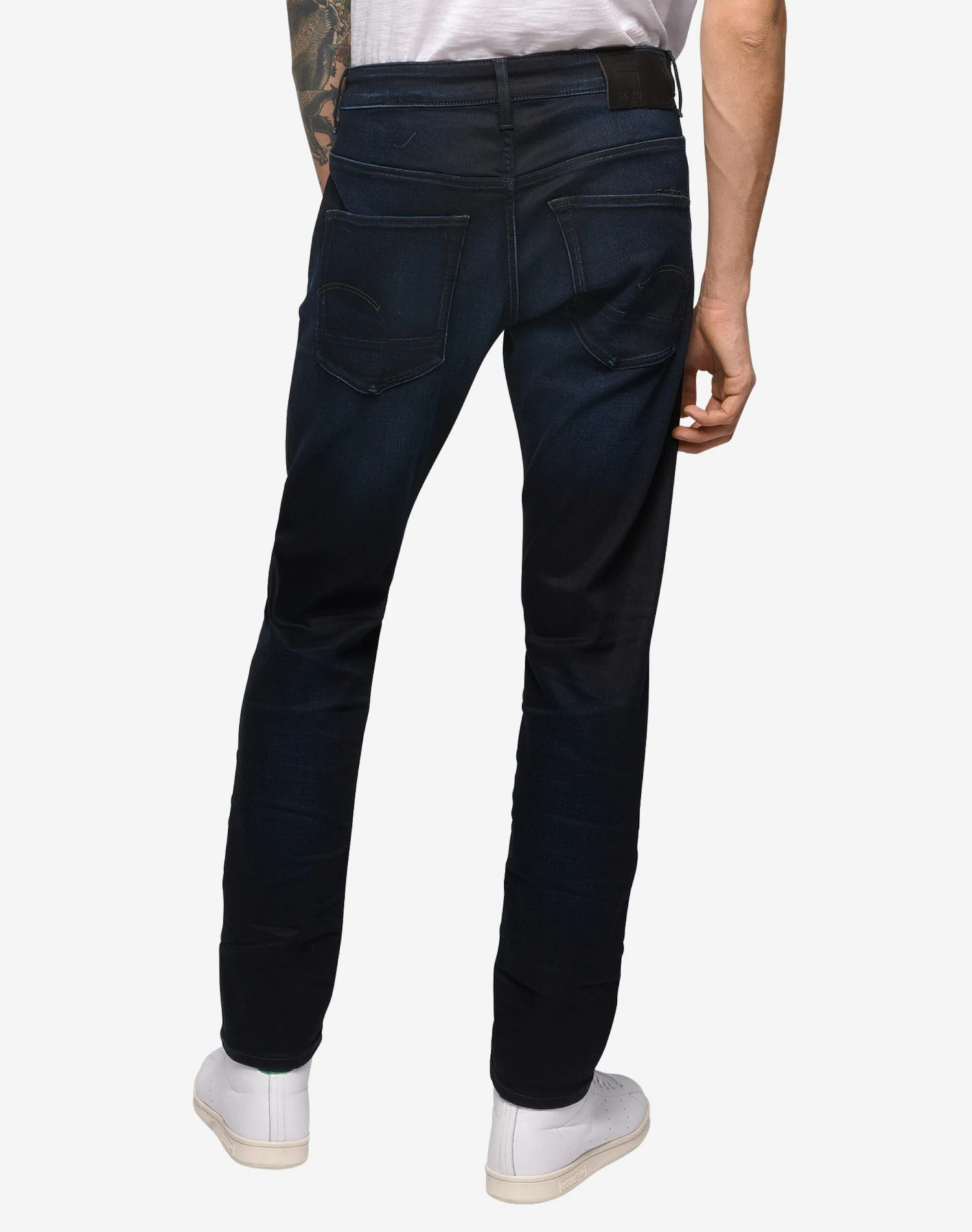 G-Star Raw Jeans Coupe Slim Jean 3301 Slim Homme Bleu Foncé 6 G-Star Raw Jeans Coupe Slim Jean 3301 Slim Homme Bleu Foncé – Image 4