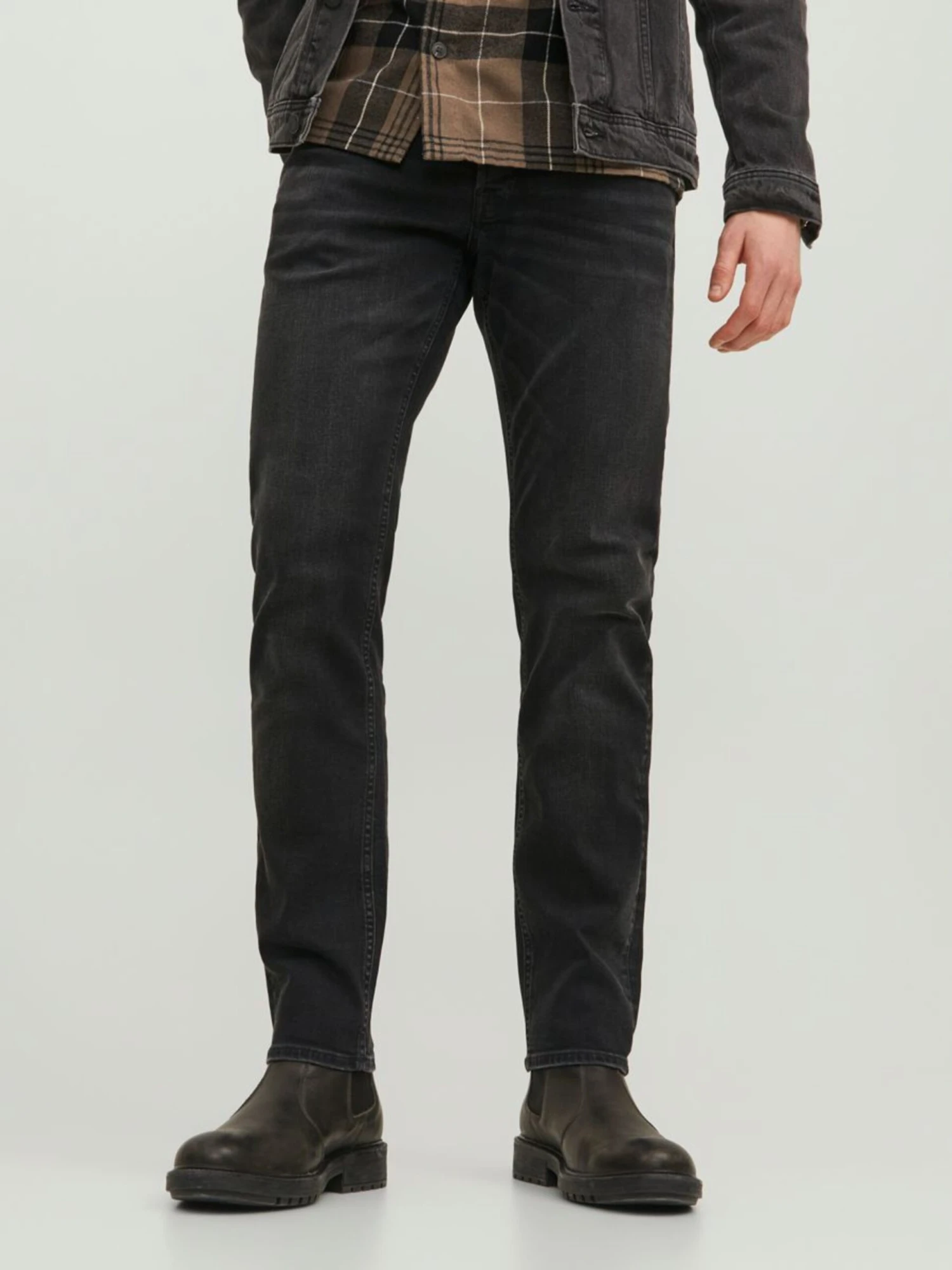 Jack & Jones Slim Coupe Slim Jean Homme Noir 5 Jack & Jones Slim Coupe Slim Jean Homme Noir – Image 3