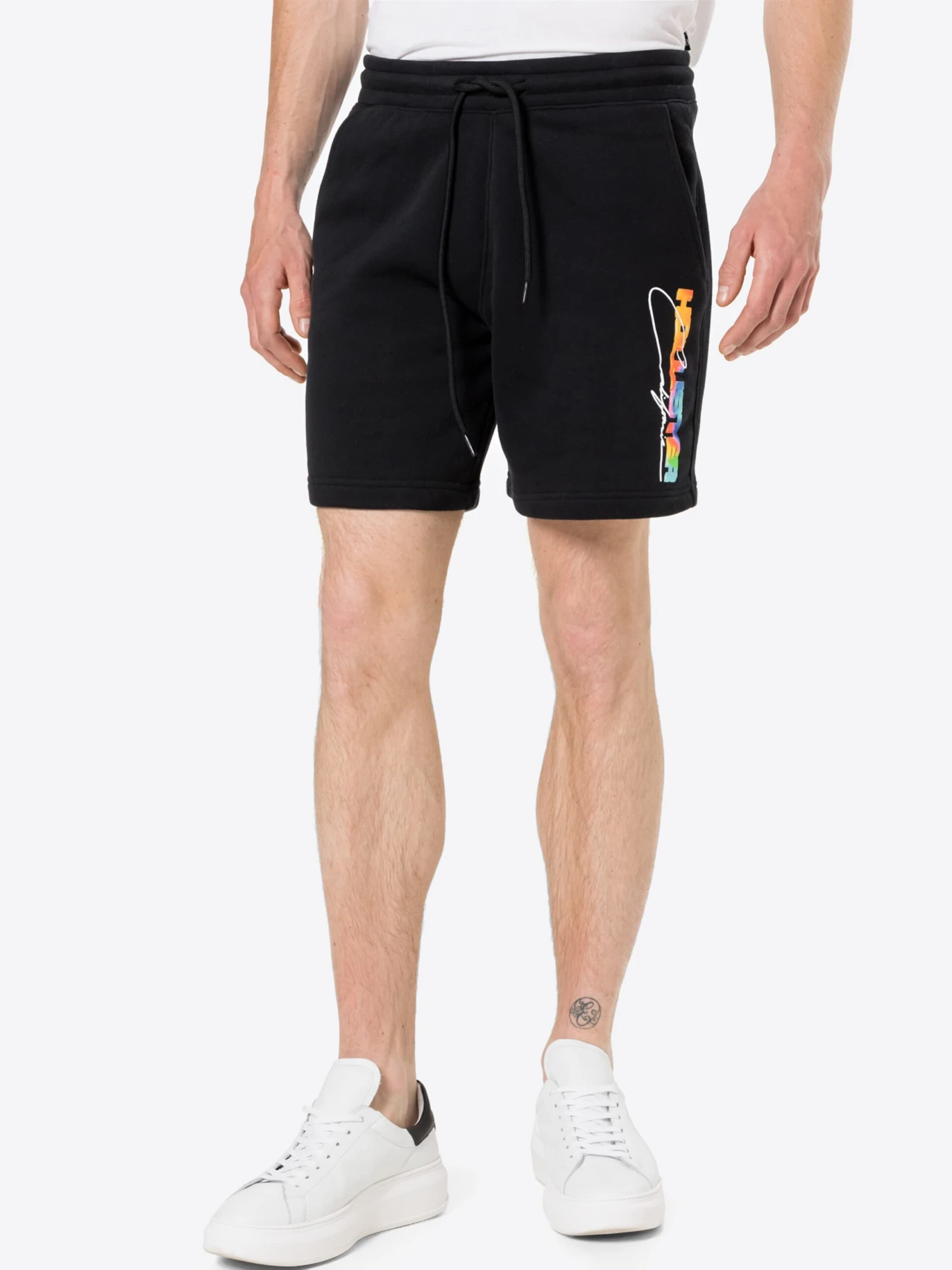 Hollister Shorts De Survêtement Regular Pantalon Homme Noir 4 Hollister Shorts De Survêtement Regular Pantalon Homme Noir – Image 2