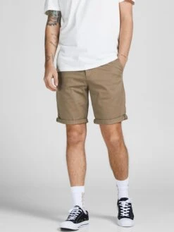 Jack & Jones Shorts Chino Regular Pantalon Chino Bowie Homme Beige Foncé -Jack & Jones Soldes Boutique 5185b71e80becf9bbd021f419f32fb95