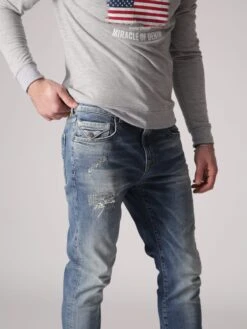 Tapered Effilé Jean Alex Homme Bleu -Jack & Jones Soldes Boutique 51b8215a4d31fce4d559c912a0261187