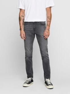 Only & Sons Jeans Skinny Jean Warp Homme Gris -Jack & Jones Soldes Boutique 54c319fdc43b5209f782b693b43caf9b
