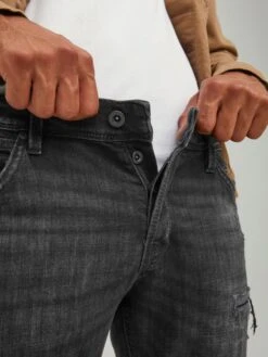 Jack & Jones Droits Regular Jean Glenn Homme Noir -Jack & Jones Soldes Boutique 56460f6c6edd3db8eff80d33da91ed5c