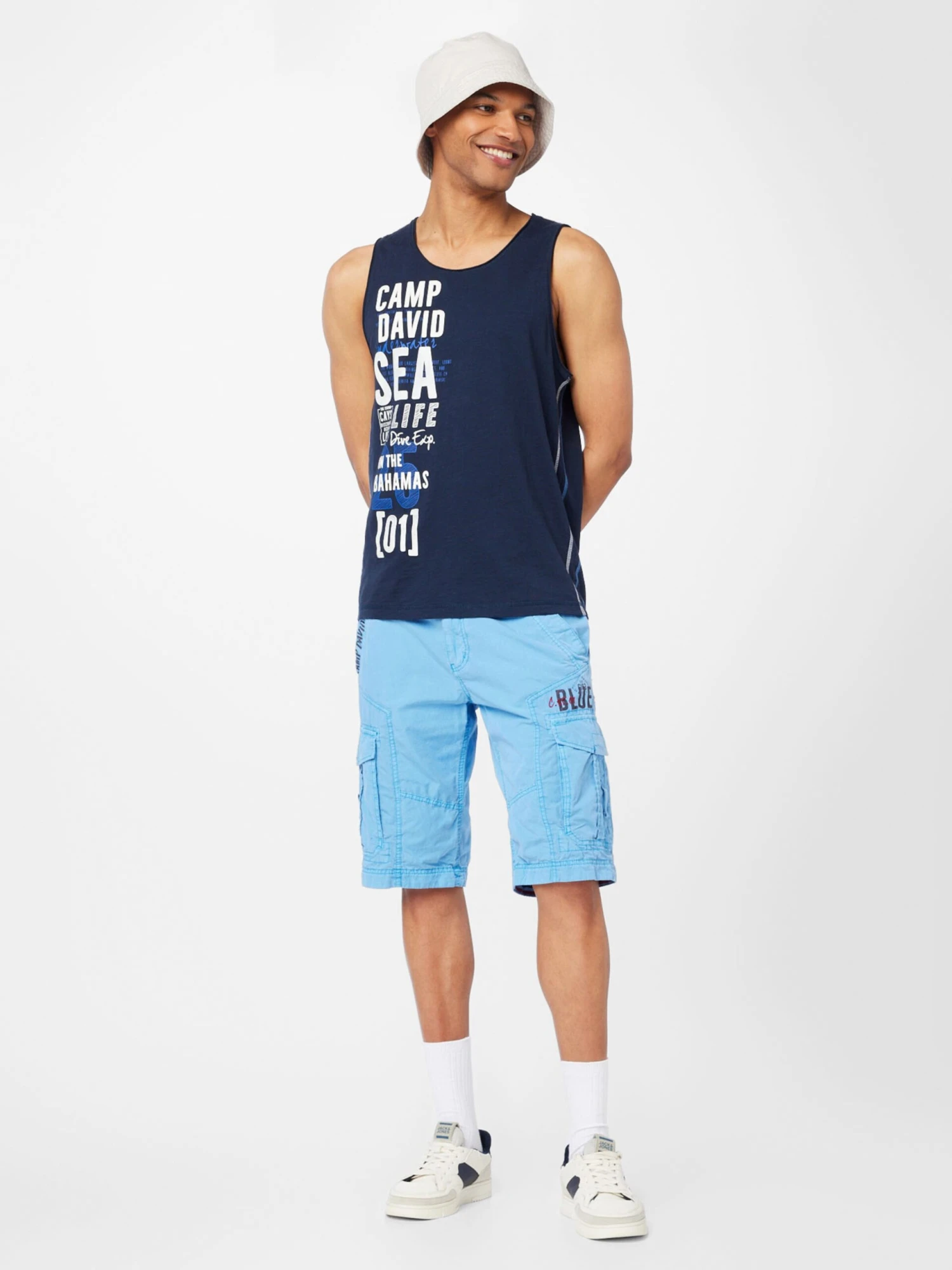 Camp David Shorts Cargo Regular Pantalon Cargo Homme Bleu Clair / Bleu Foncé 7 Camp David Shorts Cargo Regular Pantalon Cargo Homme Bleu Clair / Bleu Foncé – Image 5