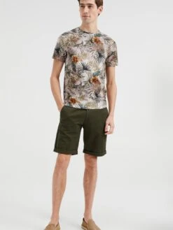 WE FASHION Shorts Chino Coupe Slim Pantalon Chino Homme Kaki -Jack & Jones Soldes Boutique 60851a4b74c6581409c462f9897c2d16