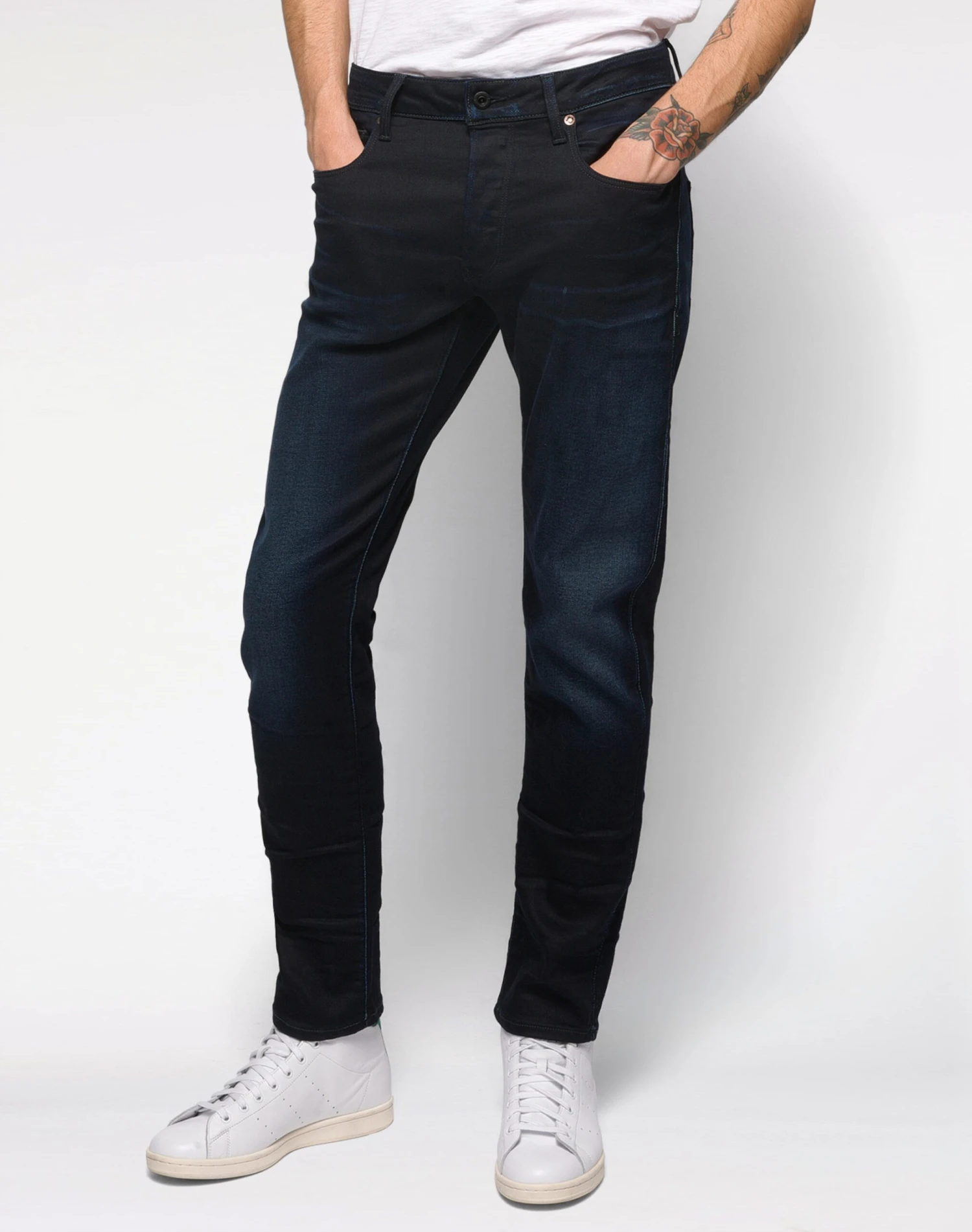 G-Star Raw Jeans Coupe Slim Jean 3301 Slim Homme Bleu Foncé 8 G-Star Raw Jeans Coupe Slim Jean 3301 Slim Homme Bleu Foncé – Image 6