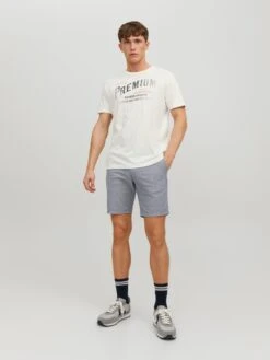 Jack & Jones Shorts Chino Regular Pantalon Chino Dave Homme Bleu-gris -Jack & Jones Soldes Boutique 60e28235ea9c6e2199d43586021f42cd