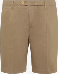 Shorts Chino Regular Pantalon à Pince Homme Chamois