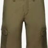 ESPRIT Shorts Cargo Loosefit Pantalon Cargo Homme Kaki
