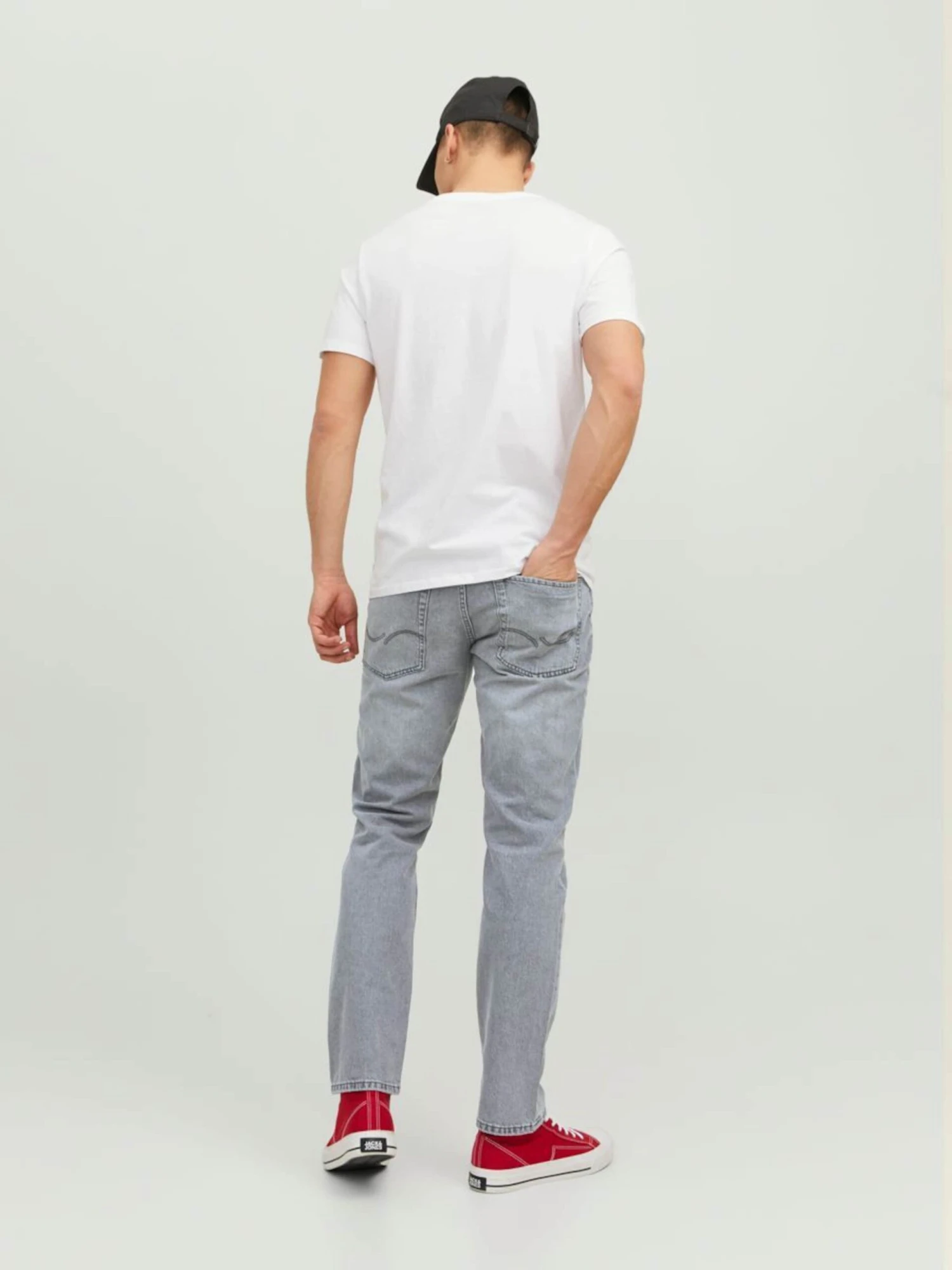 Jack & Jones Tapered Effilé Jean Mike Homme Gris 5 Jack & Jones Tapered Effilé Jean Mike Homme Gris – Image 4