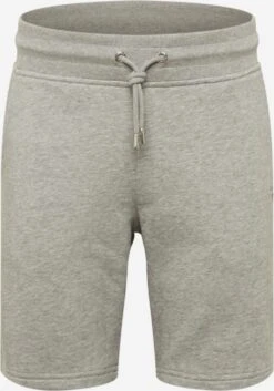 Gant Shorts De Survêtement Regular Pantalon Original Homme Gris Chiné