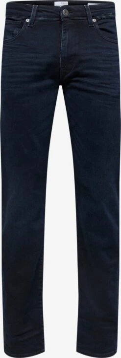 Selected Homme Droits Regular Jean Scott Homme Bleu Foncé
