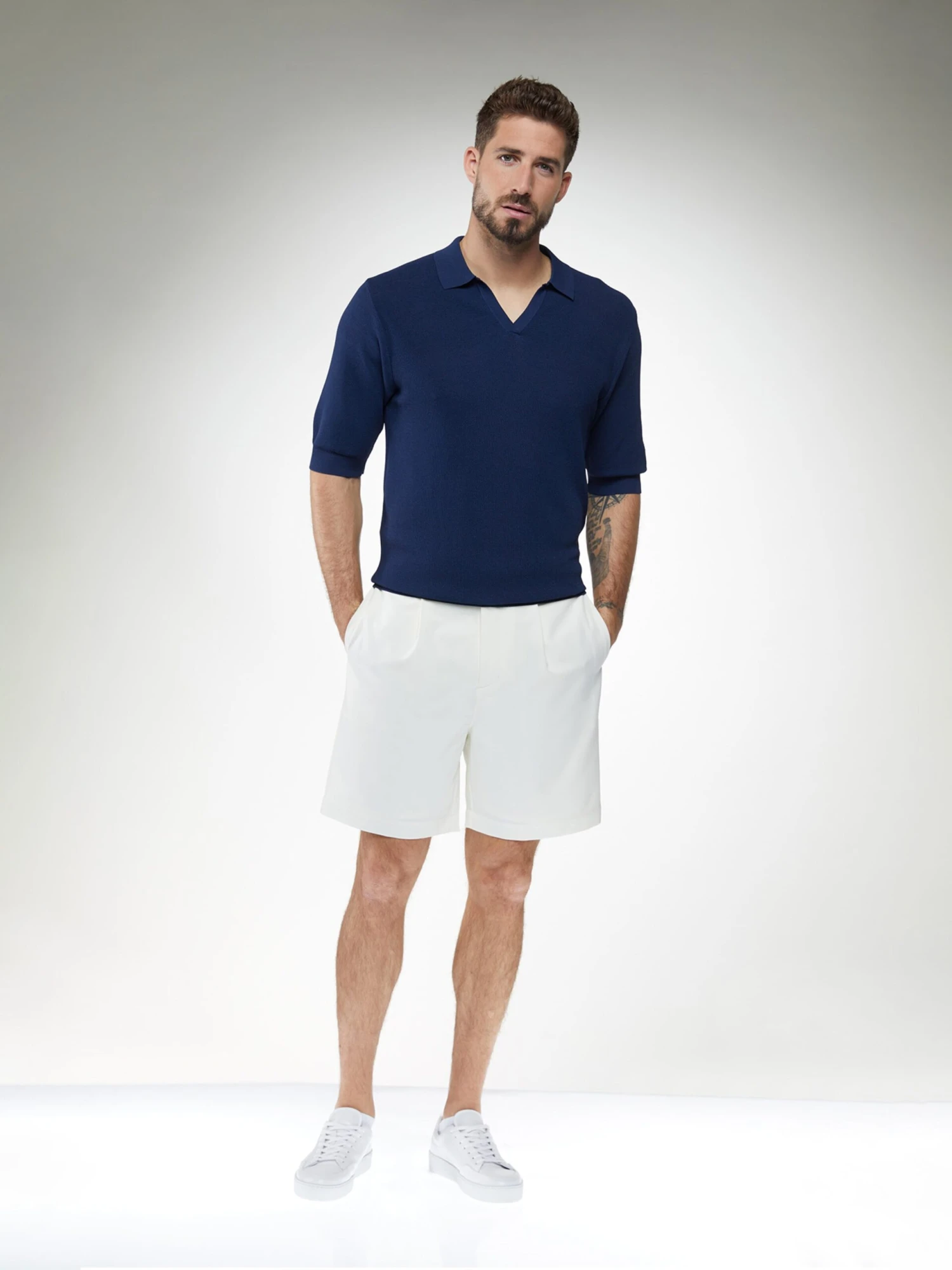 Shorts Chino Regular Pantalon à Pince Til Homme Beige 7 Shorts Chino Regular Pantalon à Pince Til Homme Beige – Image 5