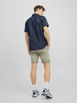 Jack & Jones Shorts Chino Regular Pantalon Chino Fred Homme Gris Fumé -Jack & Jones Soldes Boutique 70814208a795aea4e419611cce0a92d1