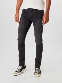 URBAN CLASSICS Jeans Skinny Jean Homme Noir -Jack & Jones Soldes Boutique 727fc9dd42edfb981ca0eab43070a89f