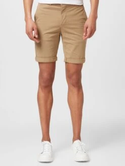 Shorts Chino Regular Pantalon Chino Homme Chamois -Jack & Jones Soldes Boutique 736330bd00d0a055df990675b874f9fd
